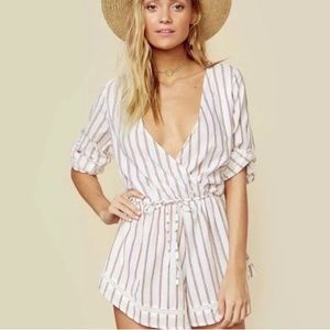 Faithfull the Brand Sunkissed Playsuit Romper Sz 4